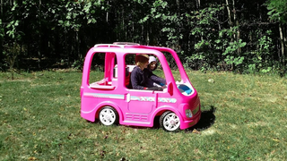 My Little Hippie: The Barbie Dream Camper Is a Working Ride-On With a Full Kitchen<em></em>